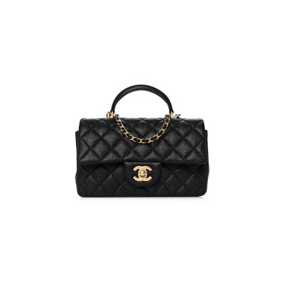 CHANEL MASTER CAVIAR QUILTED MINI TOP HANDLE FLAP 1104674 (20*12*7cm)